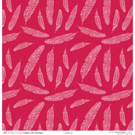 Set papiers Mes jolis moments - 6 papiers 30,5x31,5 cm + 6 papiers 12x30,5cm