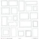 Set papiers Mes jolis moments - 6 papiers 30,5x31,5 cm + 6 papiers 12x30,5cm