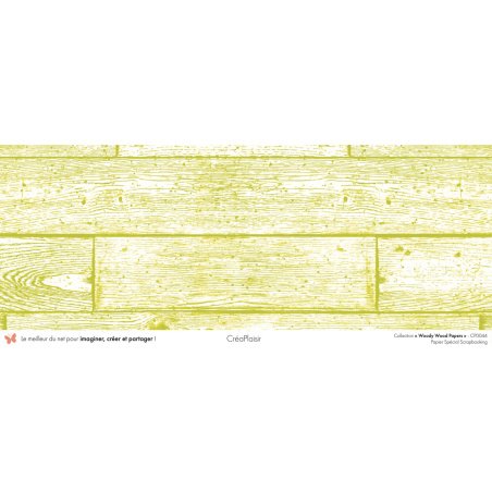 Set papiers Woody Wood Papers - 6 papiers 30,5x31,5 cm + 6 papiers 12x30,5cm