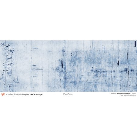 Set papiers Woody Wood Papers - 6 papiers 30,5x31,5 cm + 6 papiers 12x30,5cm