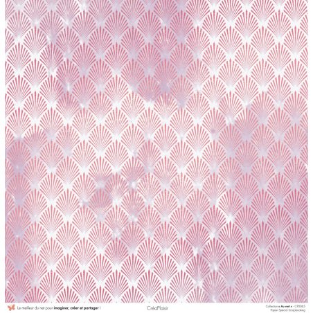 Set papiers Au vert - 12 papiers : 6 papiers 30,5x31,5 cm + 6 papiers 12x30,5cm