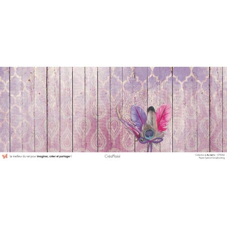 Set papiers Au vert - 12 papiers : 6 papiers 30,5x31,5 cm + 6 papiers 12x30,5cm