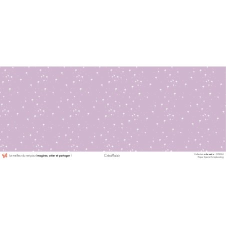 Set papiers Au vert - 12 papiers : 6 papiers 30,5x31,5 cm + 6 papiers 12x30,5cm