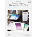 Kit pour créer 4 marques pages contes de fées en papier