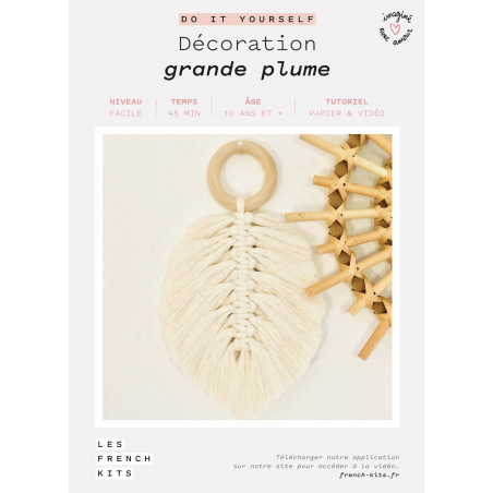 Kit Macramé Plume