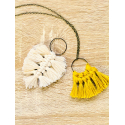 Kit Macramé Pendentifs - Plume & Noeuds