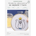 Kit Broderie Sa Majesté L’Ours