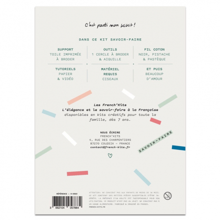 Kit Broderie Femme et Enfant