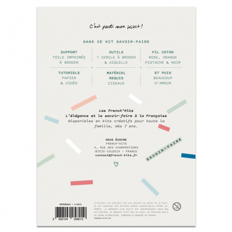 Kit Broderie Arc en ciel