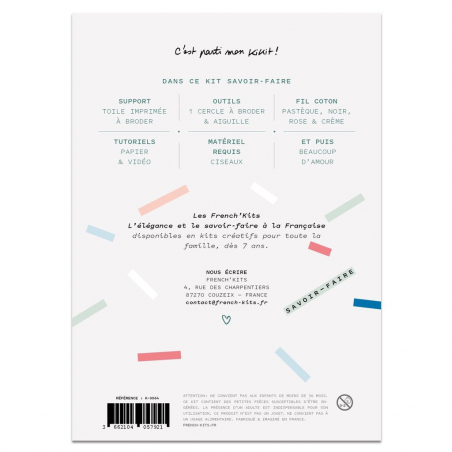 Kit Broderie - Premier baiser