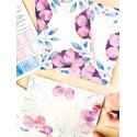 Kit Aquarelle Artisanale "Belles anémones"